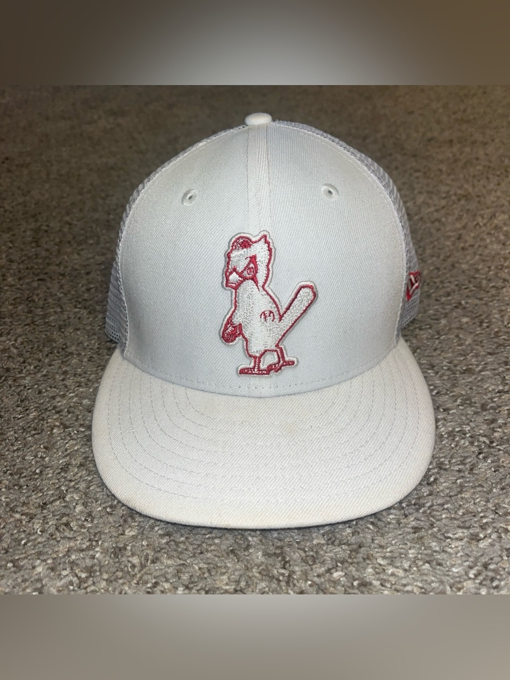 St. Louis Cardinals New Era White 2022 Batting Practice Hat 7 1/4 Fitted 59FIFTY